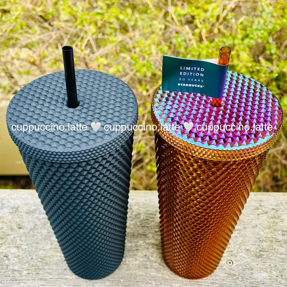 🤎NEW SET🖤Starbucks Amber & Matte Black Studded - Picture 3 of 7